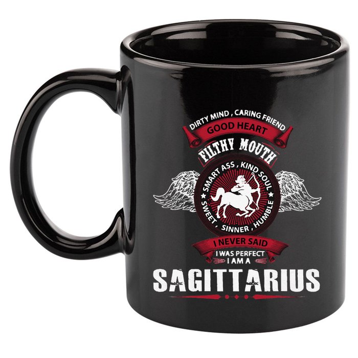 I Never Said I Was Perfect I Am A Sagittarius 11oz C Handle Ceramic Mug