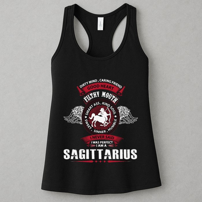 I Never Said I Was Perfect I Am A Sagittarius Womens Tank Top