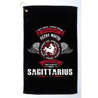 I Never Said I Was Perfect I Am A Sagittarius Golf Towel