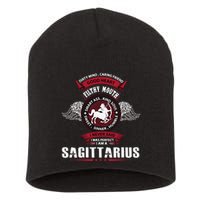 I Never Said I Was Perfect I Am A Sagittarius Short Acrylic Beanie