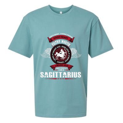 I Never Said I Was Perfect I Am A Sagittarius Sueded Cloud Jersey T-Shirt