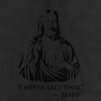 I Never Said That Jesus 7 Panel Mesh Trucker Snapback Hat