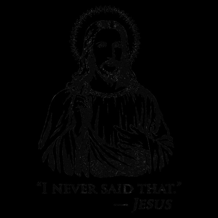I Never Said That Jesus 7-Panel Snapback Hat
