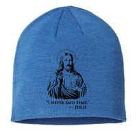 I Never Said That Jesus Sustainable Beanie