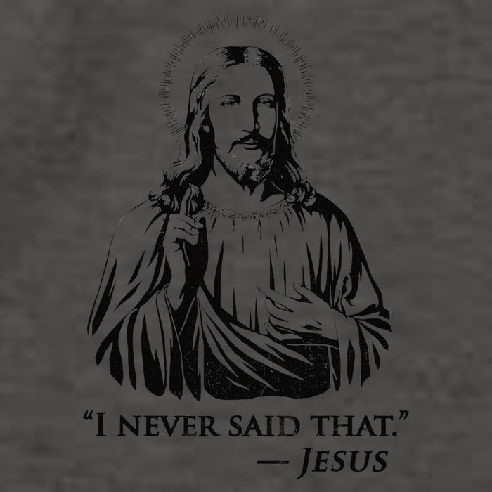 I Never Said That Jesus Vector Backpack