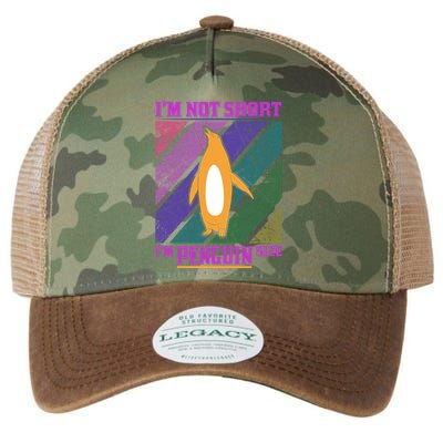 I'm Not Short I'm Penguin Size Legacy Tie Dye Trucker Hat