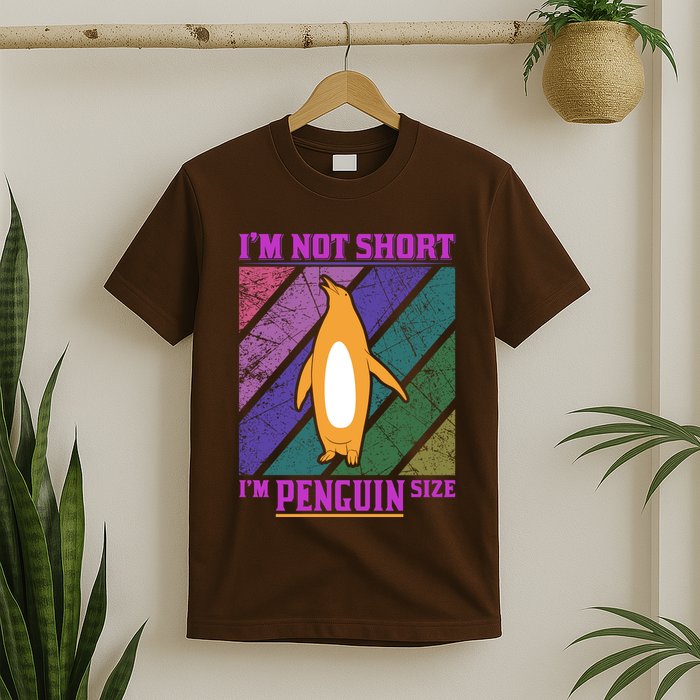 I'm Not Short I'm Penguin Size T-Shirt