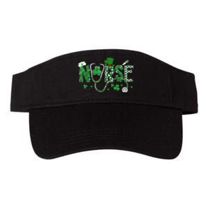 Irish Nurse St Patricks Day Shamrock Stethocsope Valucap Bio-Washed Visor