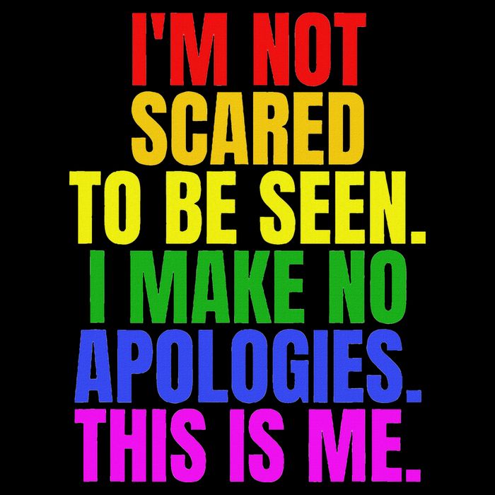 IM Not Scared To Be Seen. This Is Me Lgbt Daily Commute Backpack