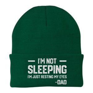 IM Not Sleeping IM Just Resting My Eyes FatherS Day Knit Cap Winter Beanie