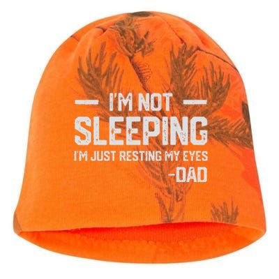 IM Not Sleeping IM Just Resting My Eyes FatherS Day Kati - Camo Knit Beanie