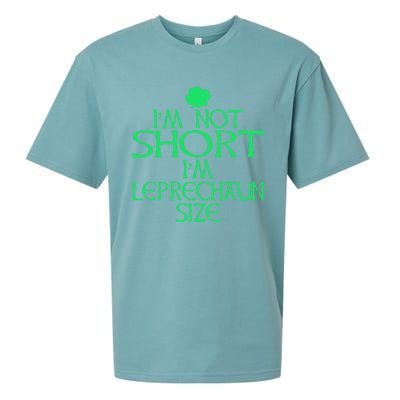 I'm Not Short I'm Leprechaun Size Great Gift Sueded Cloud Jersey T-Shirt