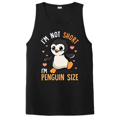 I'm Not Short I'm Penguin Size Funny Penguins Zoo Animals Gift PosiCharge Competitor Tank