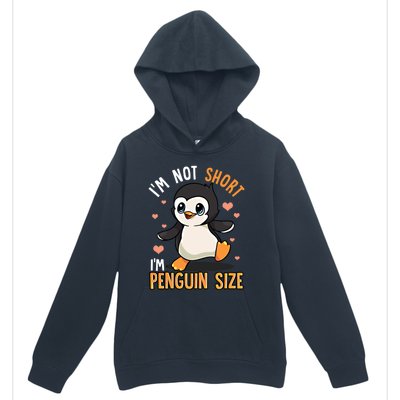 I'm Not Short I'm Penguin Size Funny Penguins Zoo Animals Gift Urban Pullover Hoodie