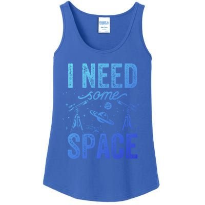 I Need Some Space Astronomy Universe Stars Telescope Cute Gift Ladies Essential Tank