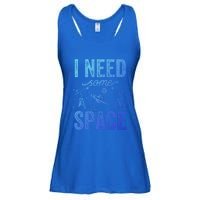 I Need Some Space Astronomy Universe Stars Telescope Cute Gift Ladies Essential Flowy Tank