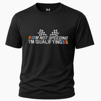 Im Not Speeding Im Qualifying Funny Good Racer Performance Shirt