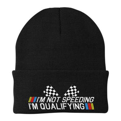 Im Not Speeding Im Qualifying Funny Good Racer Beanie