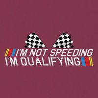 Im Not Speeding Im Qualifying Funny Good Racer 16oz Travel Tumbler
