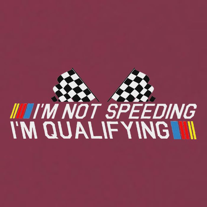 Im Not Speeding Im Qualifying Funny Good Racer 16oz Travel Tumbler
