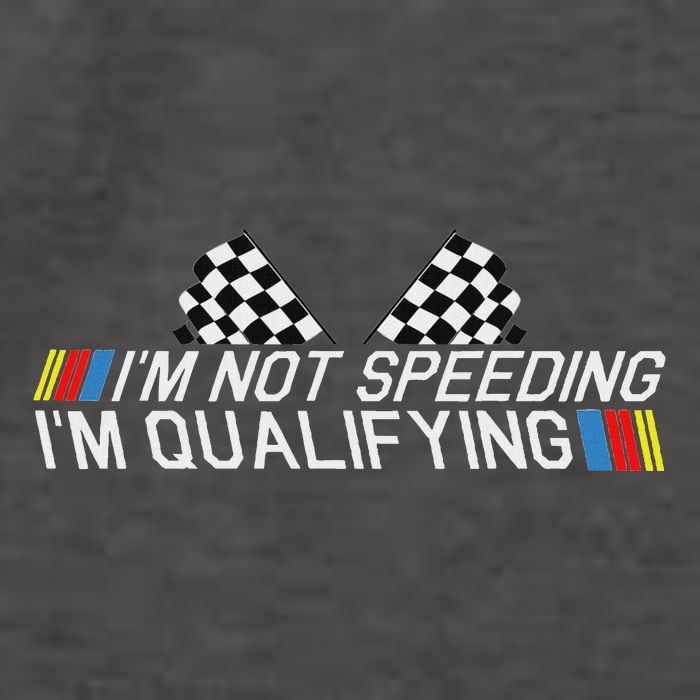 Im Not Speeding Im Qualifying Funny Good Racer Vector Backpack