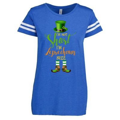 I'm Not Short Leprechaun Size St Patricks Day Funny Enza Ladies Jersey Football T-Shirt