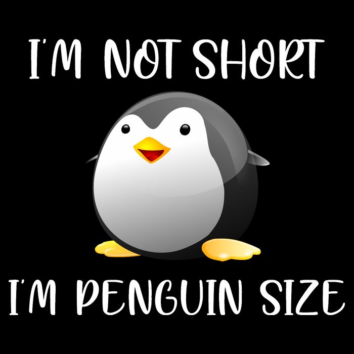 Im Not Short Im Penguin Size Wool Snapback Cap