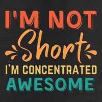 IM Not Short IM Just Concentrated Awesome Funny Adult Drive Performance Visor