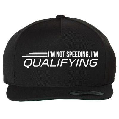 IM Not Speeding IM Qualifying Wool Snapback Cap