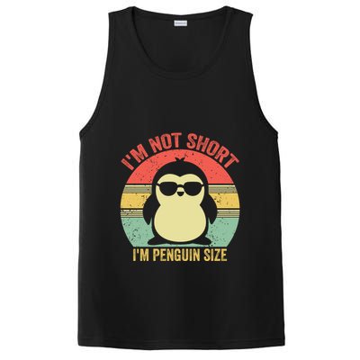 IM Not Short IM Penguin Size Funny Penguin Vintage Animals Gift PosiCharge Competitor Tank