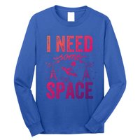 I Need Some Space Astronomy Universe Stars Telescope Cute Gift Long Sleeve Shirt