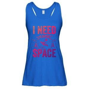 I Need Some Space Astronomy Universe Stars Telescope Cute Gift Ladies Essential Flowy Tank