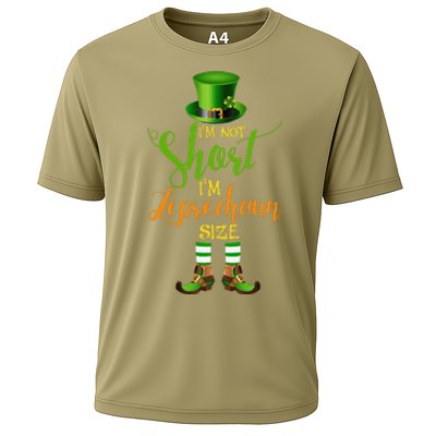 I'm Not Short Leprechaun Size St Patricks Day Funny Cooling Performance Crew T-Shirt