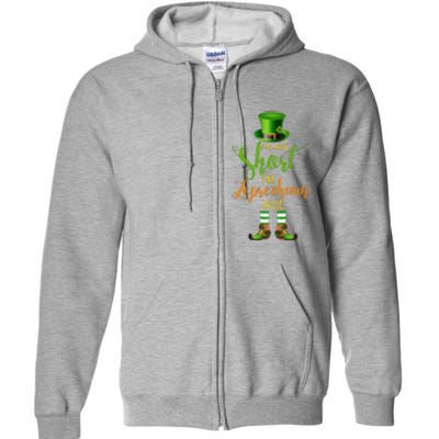 I'm Not Short Leprechaun Size St Patricks Day Funny Full Zip Hoodie