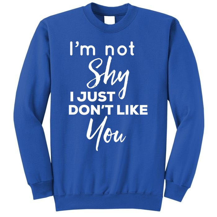 Im Not Shy I Just Dont Like You Gift Sweatshirt