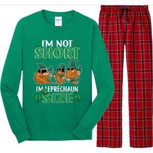 I'm Not Short I'm Leprechaun Size Cute Gnomes Long Sleeve Pajama Set