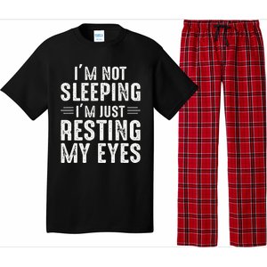 Im Not Sleeping Im Just Resting My Eyes Dad Joke Pajama Set