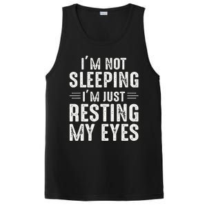 Im Not Sleeping Im Just Resting My Eyes Dad Joke PosiCharge Competitor Tank