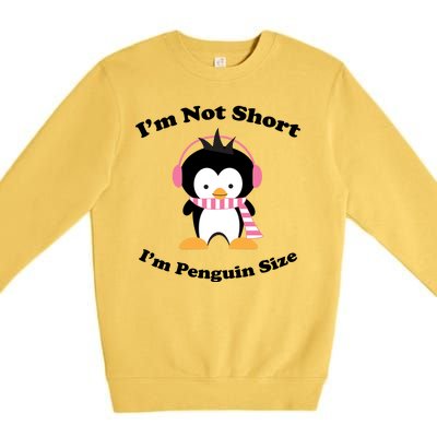 I'm Not Short I'm Penguin Size Premium Crewneck Sweatshirt