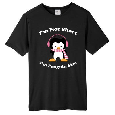 I'm Not Short I'm Penguin Size Tall Fusion ChromaSoft Performance T-Shirt