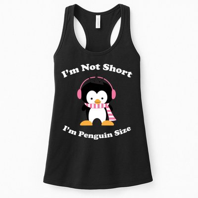 I'm Not Short I'm Penguin Size Womens Tank Top