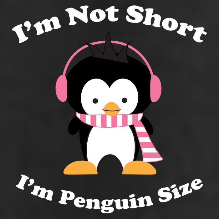 I'm Not Short I'm Penguin Size Trucker Hat