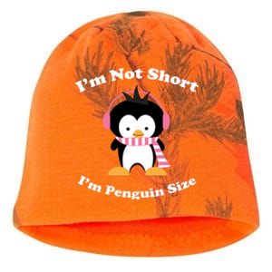 I'm Not Short I'm Penguin Size Kati - Camo Knit Beanie