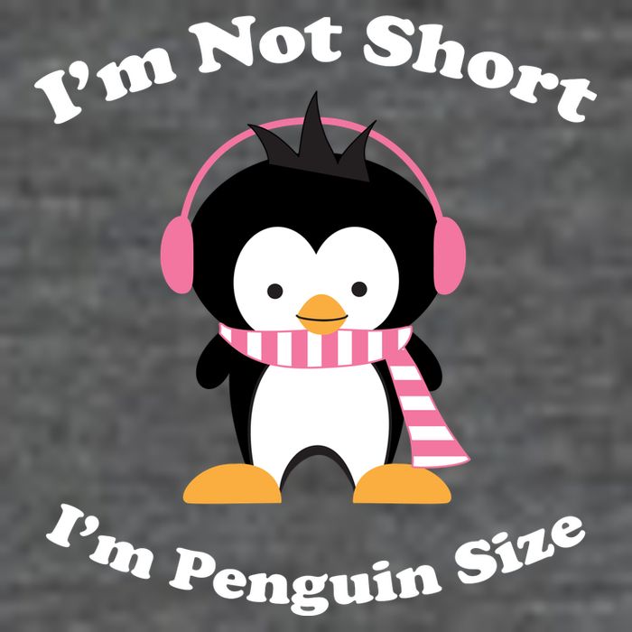 I'm Not Short I'm Penguin Size Mousepad