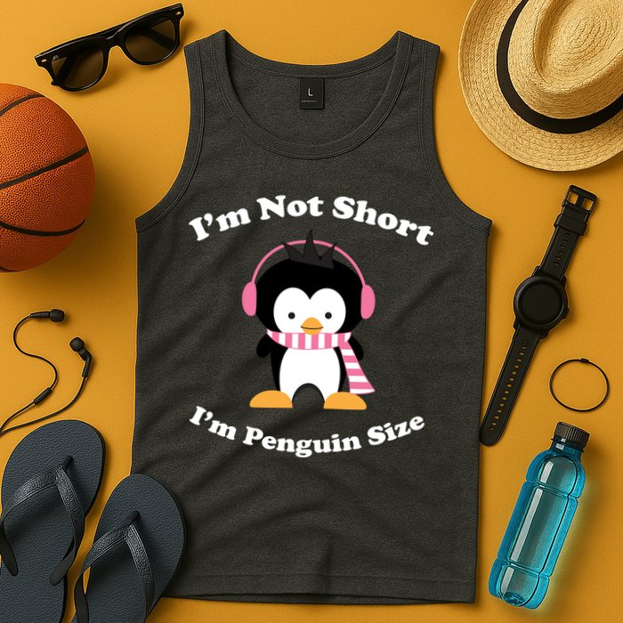 I'm Not Short I'm Penguin Size Tank Top