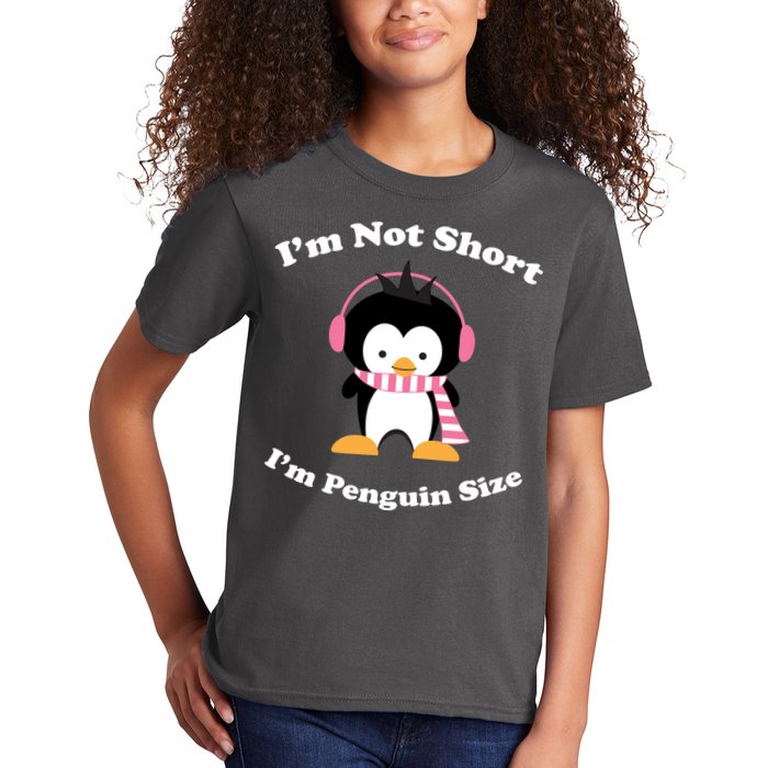 I'm Not Short I'm Penguin Size Kids T-Shirt