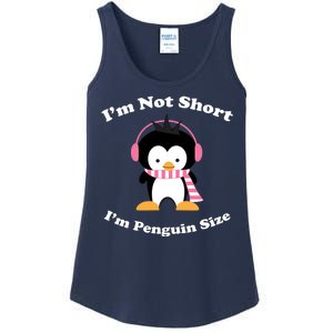 I'm Not Short I'm Penguin Size Ladies Essential Tank