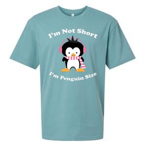 I'm Not Short I'm Penguin Size Sueded Cloud Jersey T-Shirt