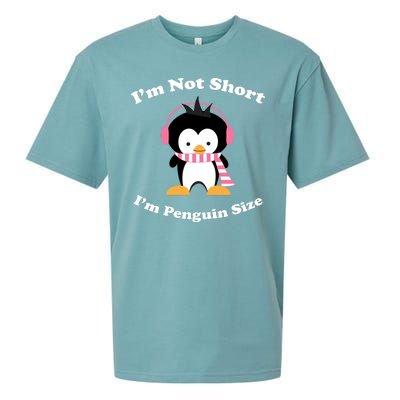 I'm Not Short I'm Penguin Size Sueded Cloud Jersey T-Shirt