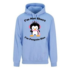 I'm Not Short I'm Penguin Size Unisex Surf Hoodie